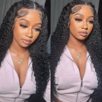 10 Lengths HD Lace Water Wave Human Hair Wig