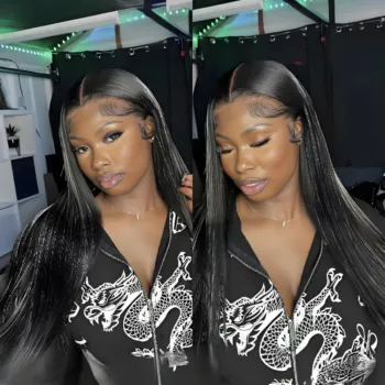 8 Lengths HD Lace Front Human Hair Straight Wig