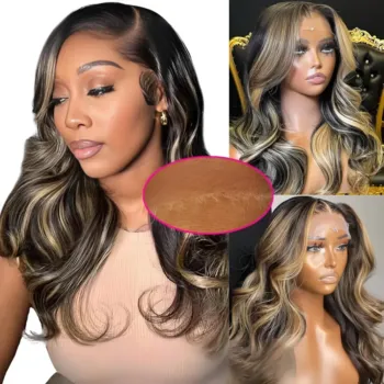 10 Lengths 34 Inch Brazilian Body Wave Lace Front Wig