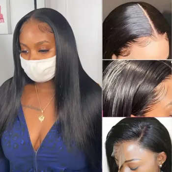2 Colors 5 Lengths HD Lace Frontal Brazilian Hair Straight