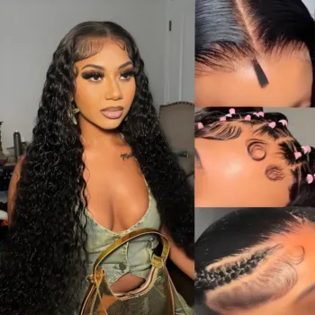 10 Lengths HD Lace Water Wave Human Hair Wigs
