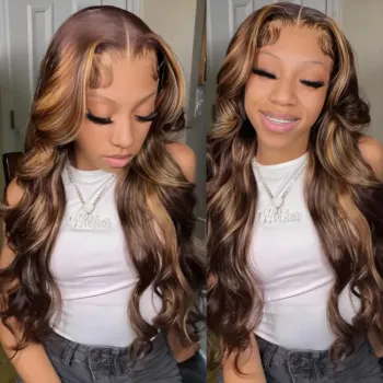 10 Lengths HD Lace Closure Body Wave Human Hair Wig