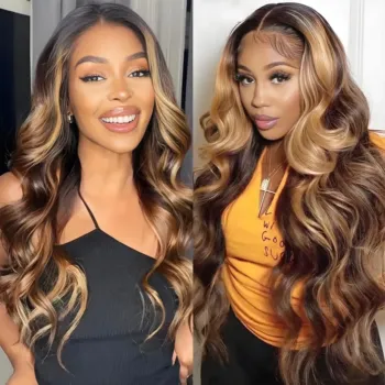 10 Lengths 2 Lace Sizes HD Lace Front Body Wave Human Hair Wigs