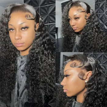 2 Colors 11 Lengths Water Wave HD Lace Front Human Hair Wigs