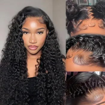 10 Lengths Burmese Curly 13X6 HD Lace Front Human Hair Wig